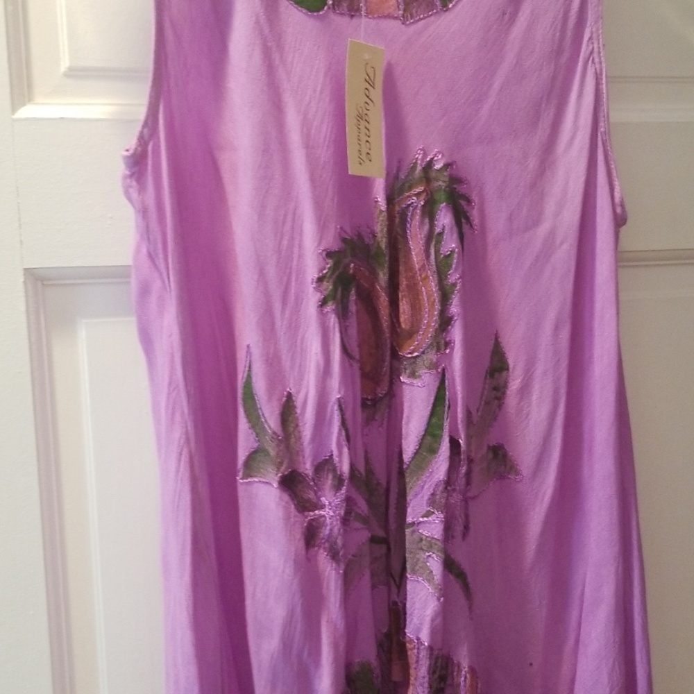 Hi low sleeveless top